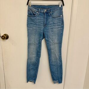 Madewell 9” High Rise Skinny Blue Jeans